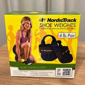 NordicTrack 4 Lb. Shoe Weights with Hook-and-Loop Closure